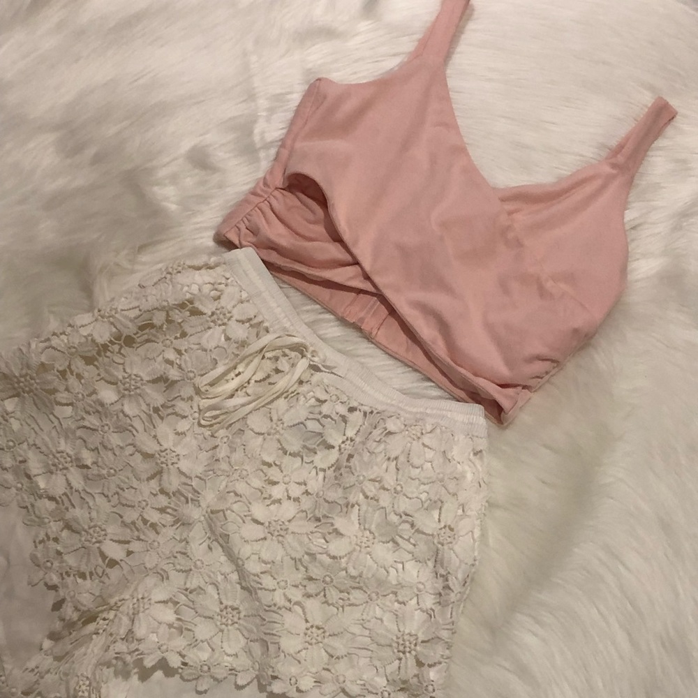 Wrap crop top